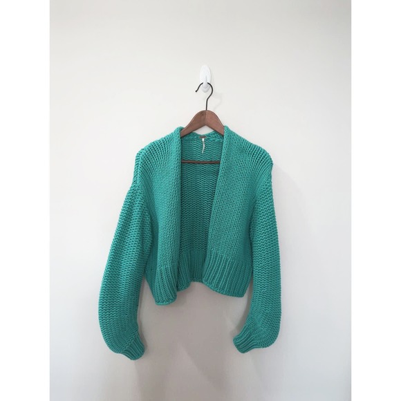 Free People Glow For It Chunky Cardigan Sweater - Picture 2 of 4